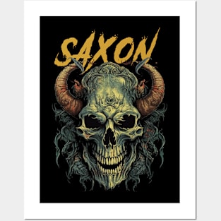 SAXON BAND Posters and Art